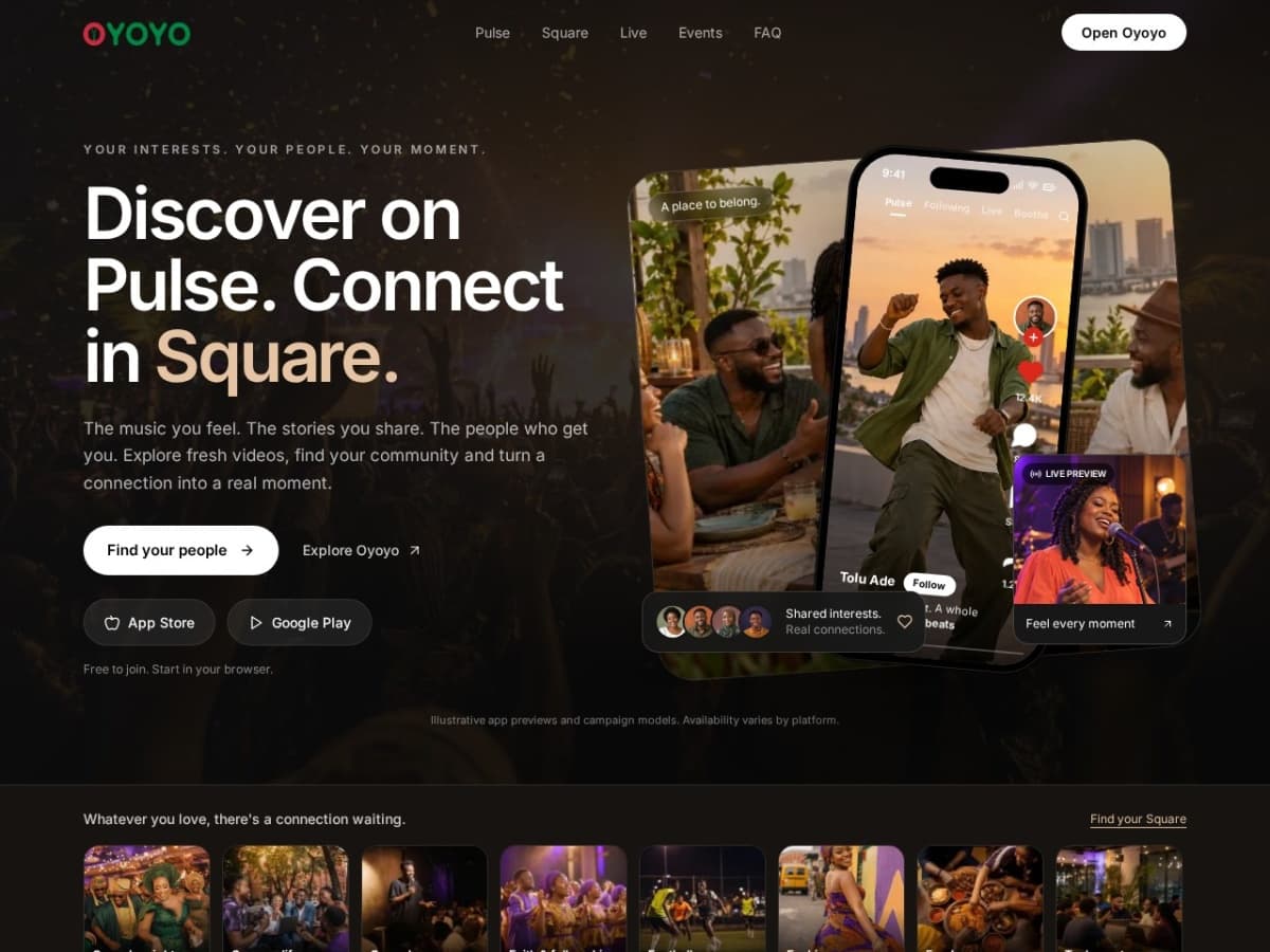 Oyoyo Events, UX Research project